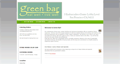 Desktop Screenshot of greenbarsf.com