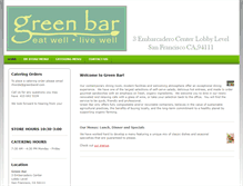 Tablet Screenshot of greenbarsf.com